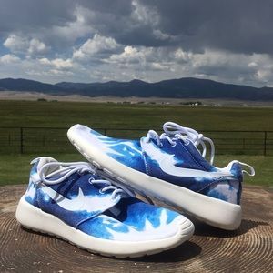 Super unique Nike Free Blue TieDye.